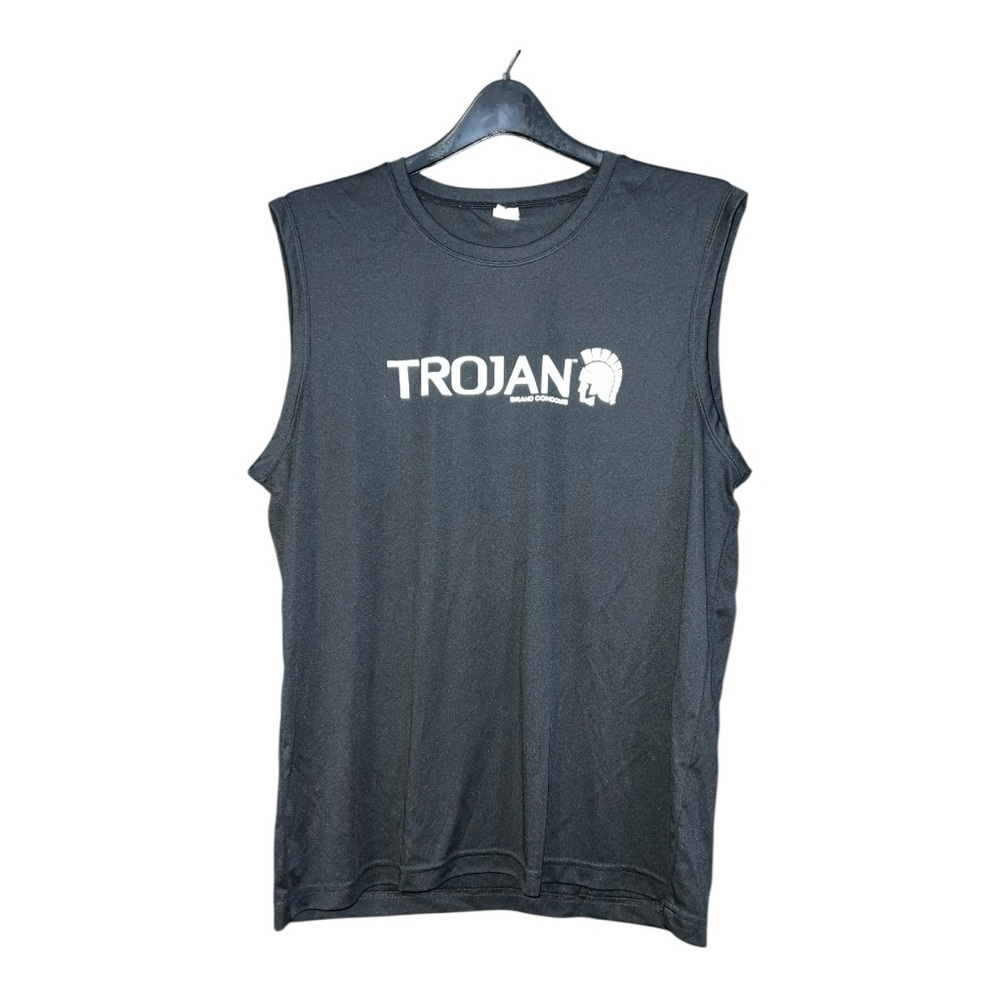 Black Trojan Tank Top Men’s Large